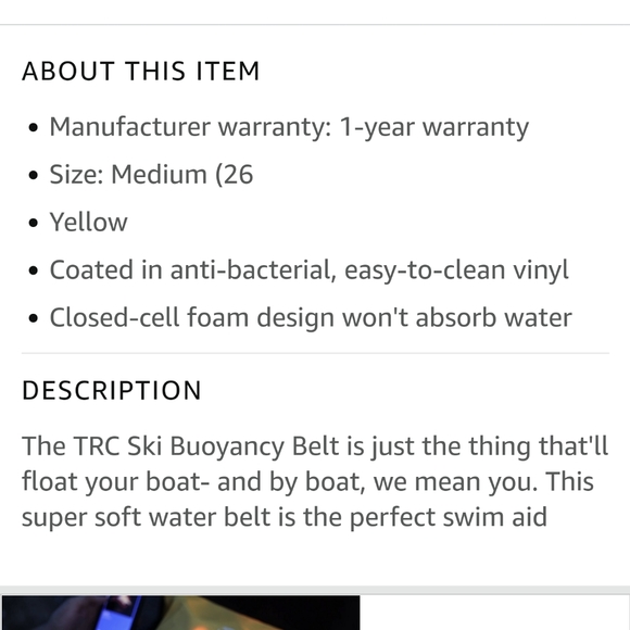 COPY - Super soft Water Buoyancy Belt - Picture 3 of 4